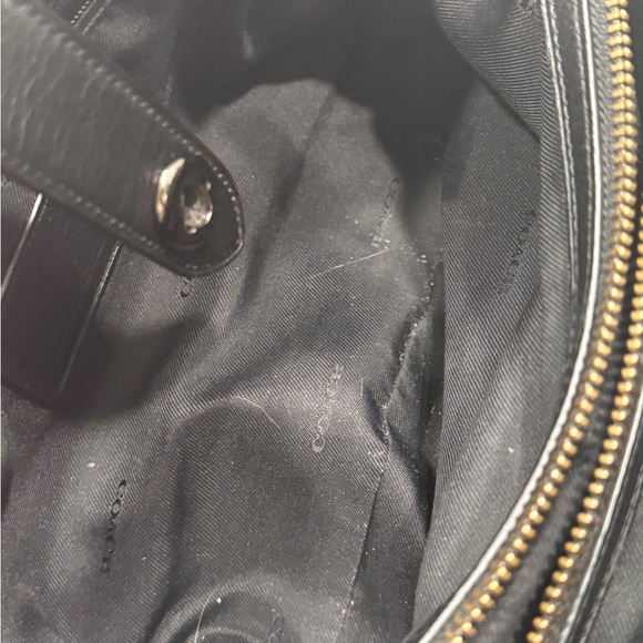 Coach Mercer 30 Bandana Rivets
Satchel Purse Black Grain Leather - Picture 9 of 16